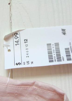 H&m. розмір 12 або м. нова ніжна блуза для дівчини2 фото