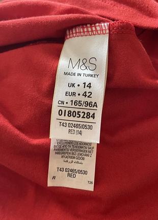 M&amp;s новая красная майка базовая вискоза нижняя маечка7 фото