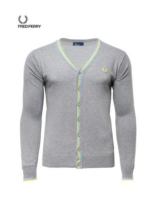 Чоловічий кардиган fred perry з кольорами ua оригінал [  s ]