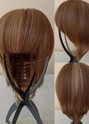 Короткий парик боб, новая, с чёлкой, термостойкая, парик