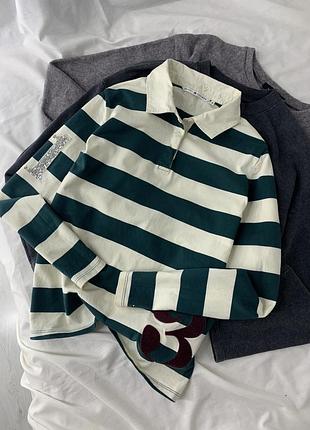 Смугастий поло-лонг tommy hilfiger