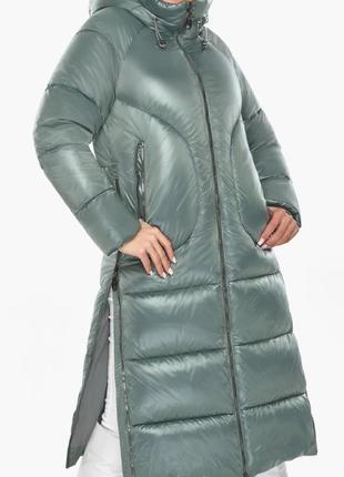 Куртка женская длинная турмалиновая для зимы braggart  angel's fluff3 фото