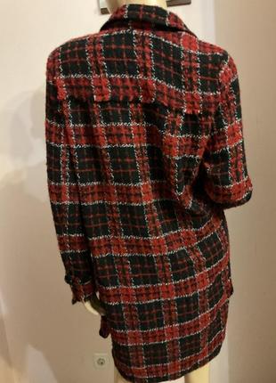 Длинное жакет- платье- с бахромой/xs/ brend frt outerwear2 фото