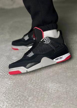 Jordan 4 retro bred9 фото