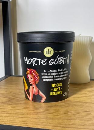 Суперувлажняющая маска для волос lola cosmetics morte subita super moisturizing mask 450 г