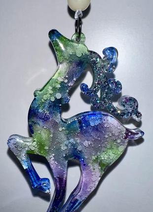 Новорічні іграшки із епоксидної смоли