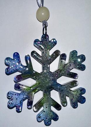 Новорічні іграшки із епоксидної смоли