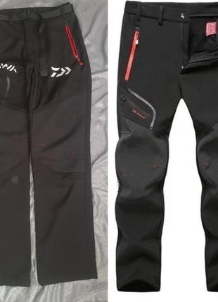 Outdoor sport black waterproof hiking pants ex-stretch3 фото