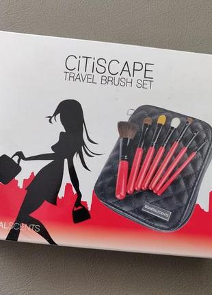 Набір кистей для макіяжу coastal scents citiscape travel brush set2 фото