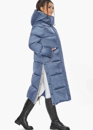 Зимнее женское пальто с высоким воротником braggart angel's fluff6 фото
