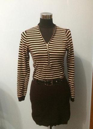 Платье теплое  короткое m& v разм 46-48