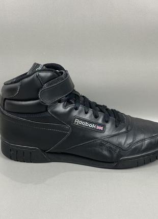 Мужские кожаные кроссовки ботинки ботинки reebok classic ex-o-fit hi 3478