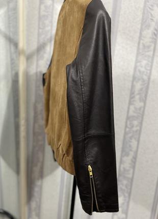 Куртка, кожаная mango5 фото