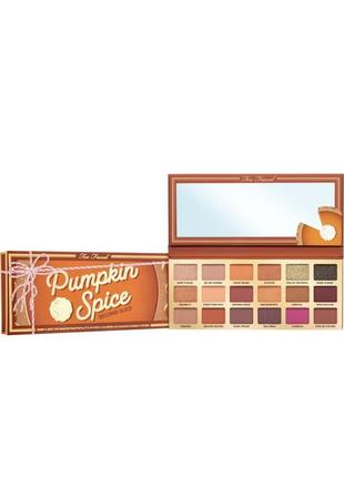 Too faced - 🎃 pumpkin spice second slice 🎃 - палетка тіней2 фото