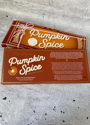 Too faced - 🎃 pumpkin spice second slice 🎃 - палетка тіней8 фото