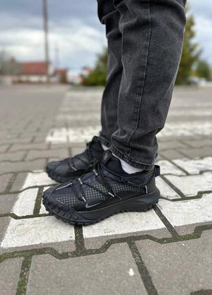 Мужские кроссовки nike jordans acg mountain fly low gore-tex black ii