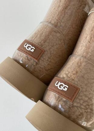 Женские кроссовки ugg clear mini waterproof black4 фото