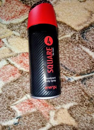 Чоловічий дезодорант-спрей 4 square energy