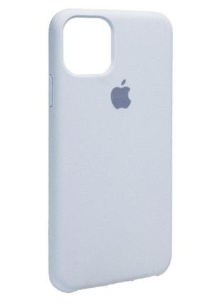 Силиконовый чехол накладка original silicone case high copy — iphone 11 pro max — lavander (45)