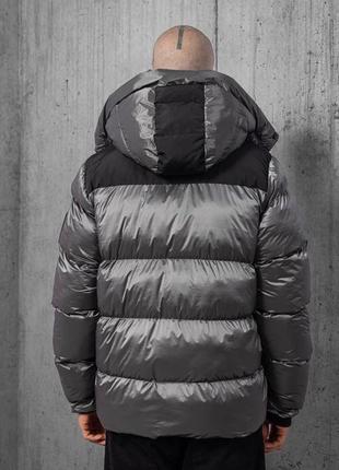 Мужская брендовая зимняя куртка пуховик burberrу4 фото