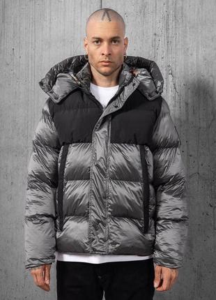 Мужская брендовая зимняя куртка пуховик burberrу3 фото