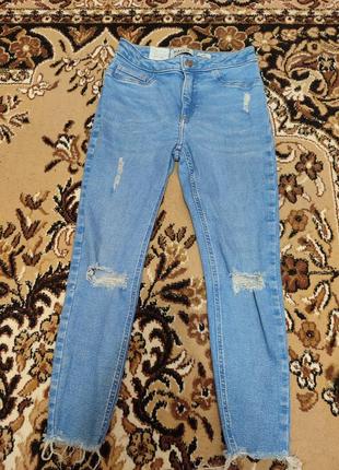 Круті блакитні джинси.1 фото