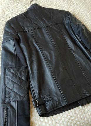 Шкіряна куртка trevor bolongaro/all saints biker jacket. #розпродаж8 фото