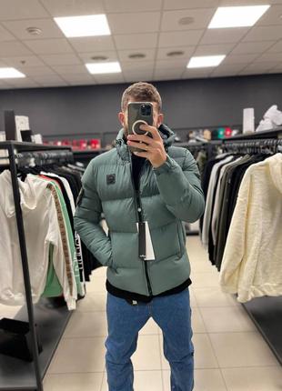 Куртка курточка бренд мужская зелёная, синяя, чёрная