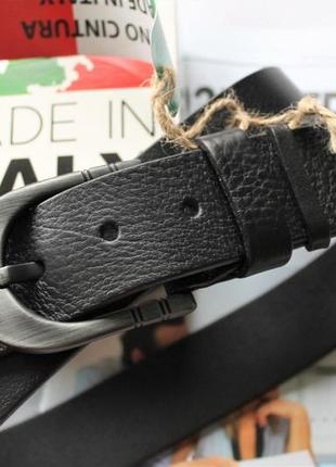 Итальянский кожаный ремень classic black