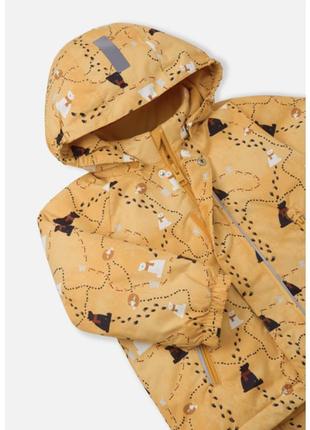 Зимняя куртка reima р.110,оригинал,желтая,термо,мембрана,теплая4 фото