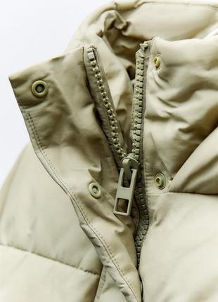 Теплая стеганая куртка от zara, зимняя куртка7 фото