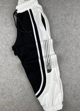 Штаны спортивные брюки мужские бренд зелёные с белым