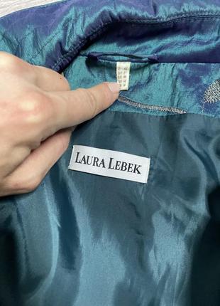 Куртка с вышивкой на весну-осень laura lebek, xxl3 фото