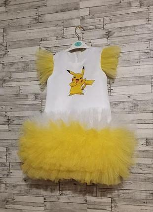 Пышкое платье для девочки на праздники день рождения