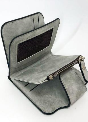 Портмоне кошелек baellerry forever mini n2346, небольшой женский кошелек в подарок. цвет: серый2 фото