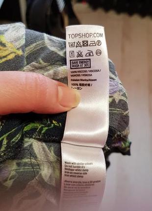 Легкий кардиган накидка квіти topshop sale8 фото