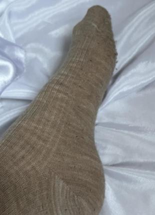 Високі вовняні шкарпетки 🧦 носки теплі гольфи2 фото