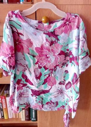 Блузка летняя,цветная,вискоза.размер 46-482 фото