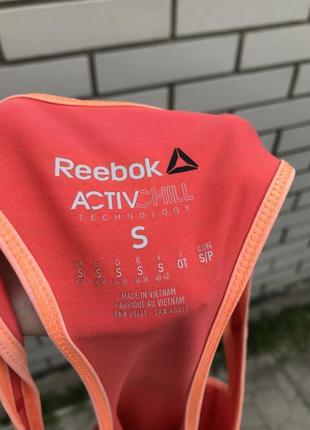 Оранжевая спортивная майка reebok5 фото