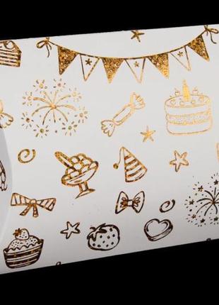 Коробочка для подарка сборная (10х11см) 8 шт.