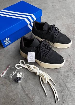 Кроссовки adidas forum low 86 x essential fear of god core black premium