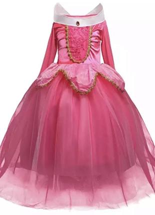 Набір принцеси аврори (прянка красуня), плаття дитяче, плаття для дівчинки, плаття принцеси2 фото