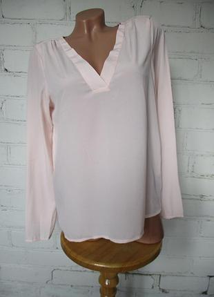 Блуза/рубашка пудровая/m-l