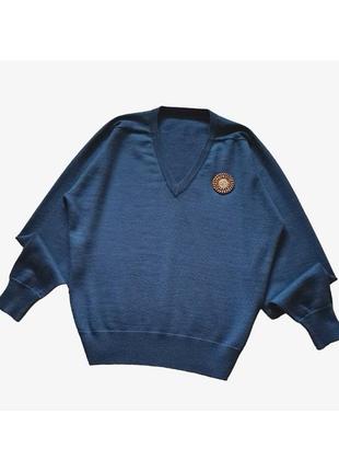 Шерстяной пуловер джемпер свитер