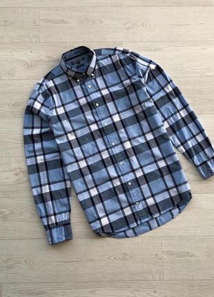 Базова сорочка tommy hilfiger jamieson new york fit checked shirt blue