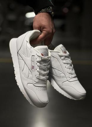 Мужские кроссовки reebok classic leather8 фото