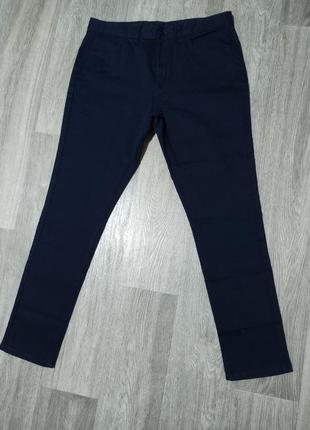 Мужские темно-синие джинсы / next / штаны / skinny / брюки / мужская одежда / брюки /1 фото