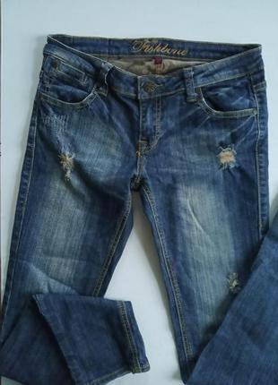 Фирменные джинсы узкие р.273 фото