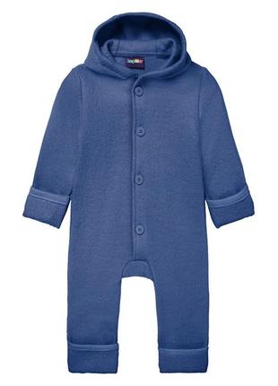 Теплий комбінезон шерстяний для хлопчика lupilu 358402 074-80 см (6-12 months) синій  77461