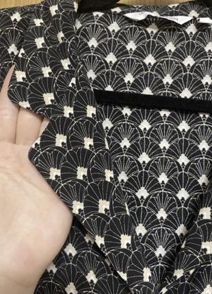 Тонкая удлинённая вискозная блуза с пиджачным воротничком 50-54 р2 фото